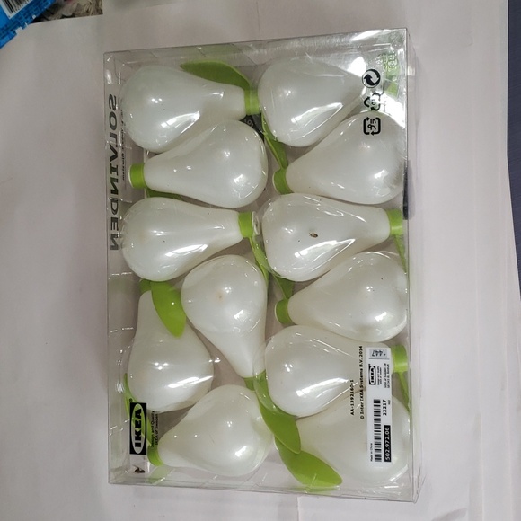IKEA SOLVINDEN Pear Shaped 12 string Light Covers (Lights not included) - Picture 2 of 7